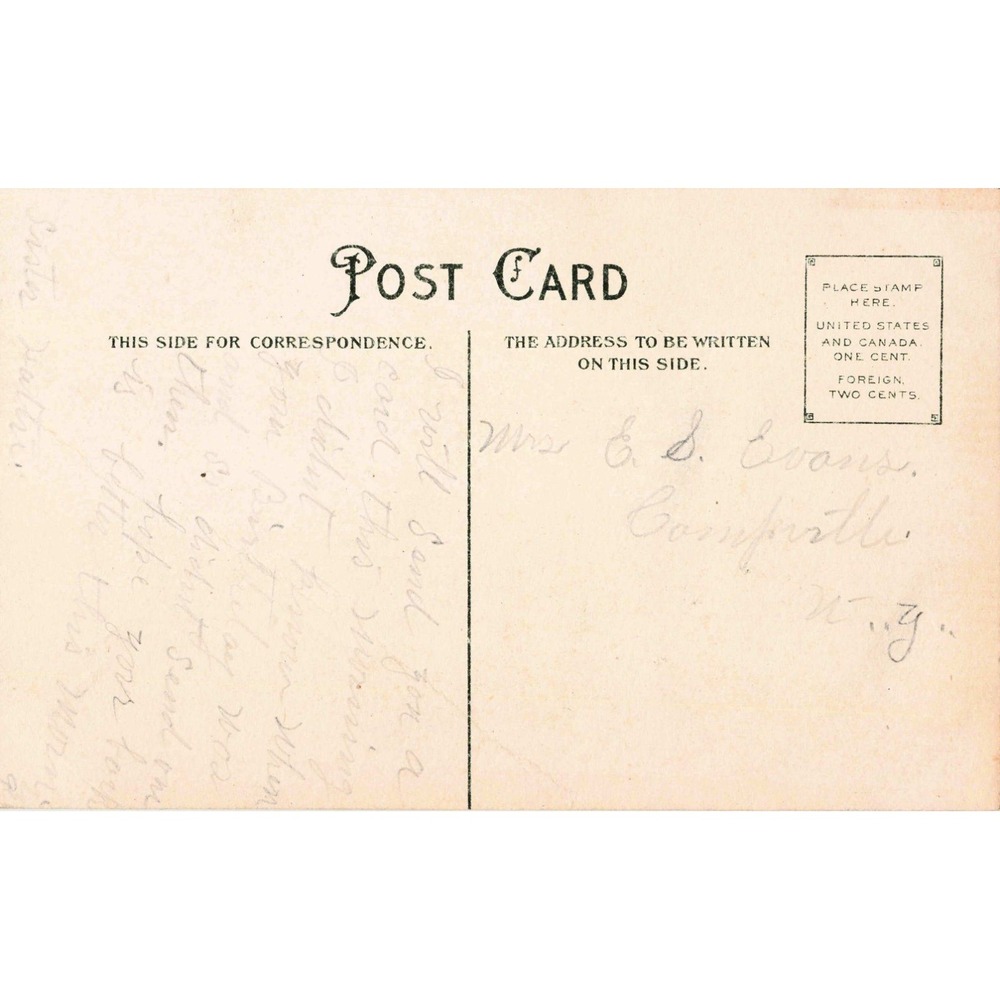 Vintage Easter Postcard Lily of the Valley Religious Poem Lowell 7212 Floral - Picture 2 of 2